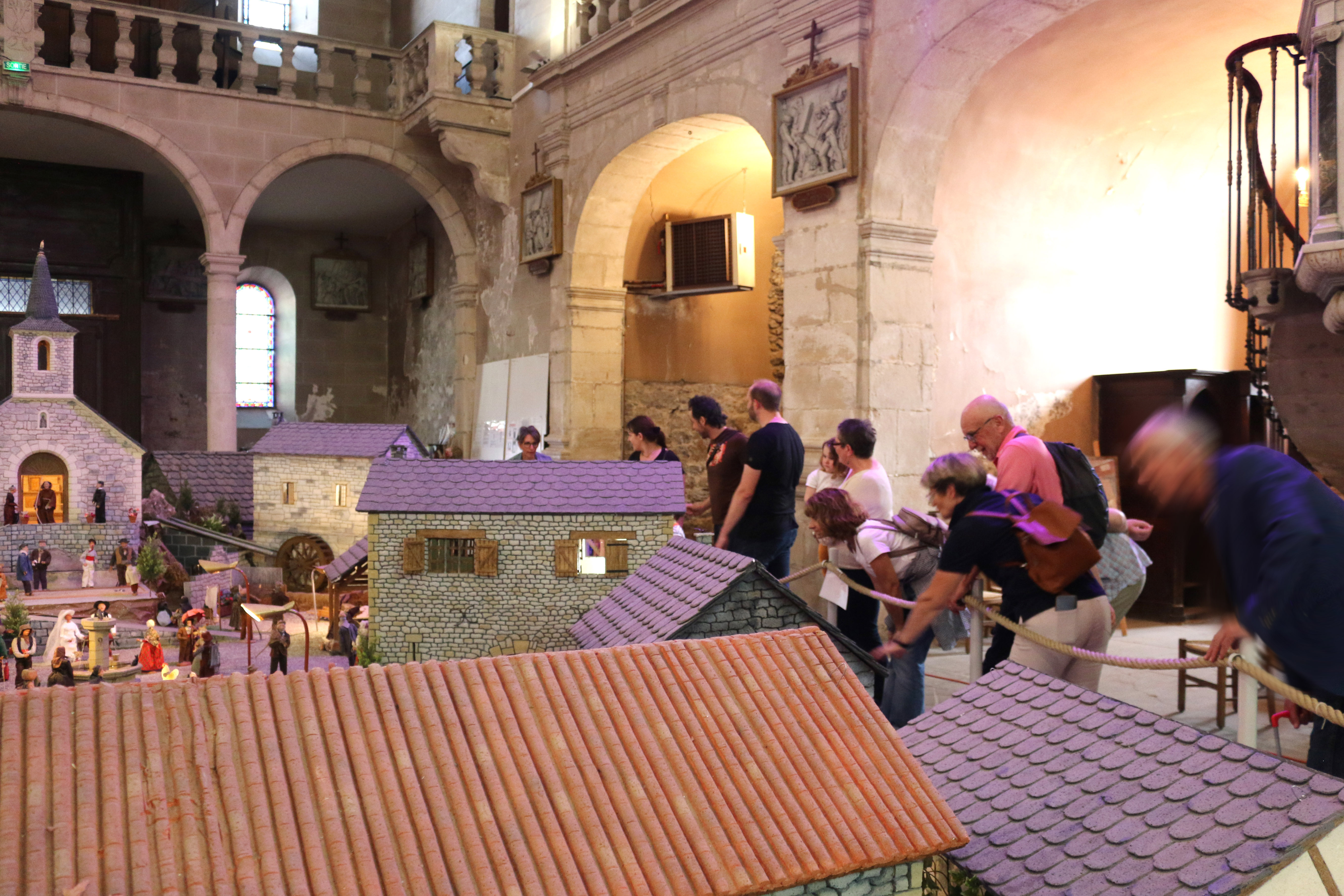 Exposition d'une crèche représentant "Le Village Aveyronnais"