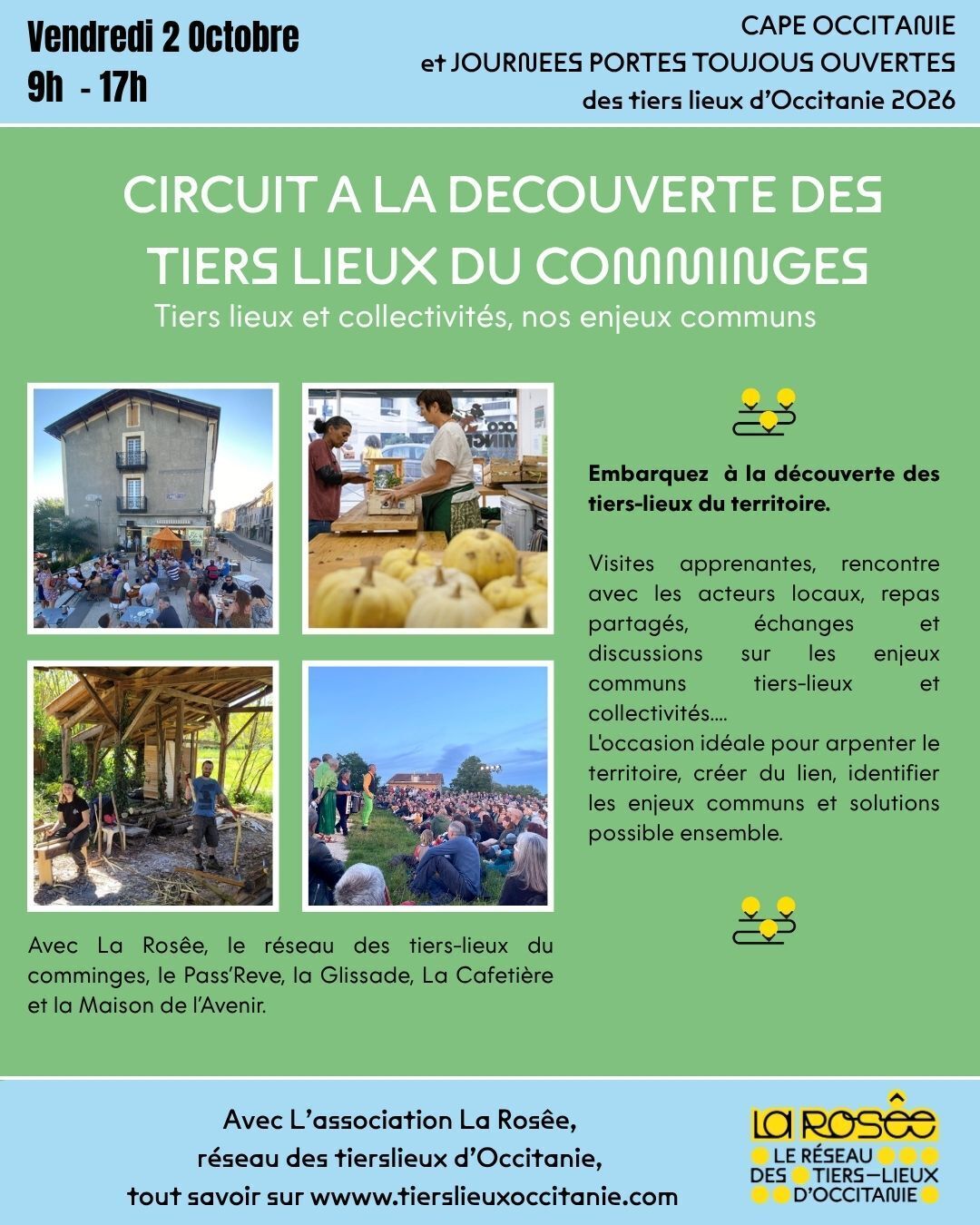 Circuit à la découverte des Tiers Lieux du Comminges