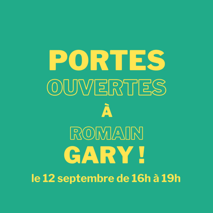 Portes ouvertes à Romain Gary !