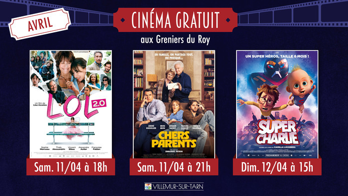 Cinéma gratuit à Villemur
