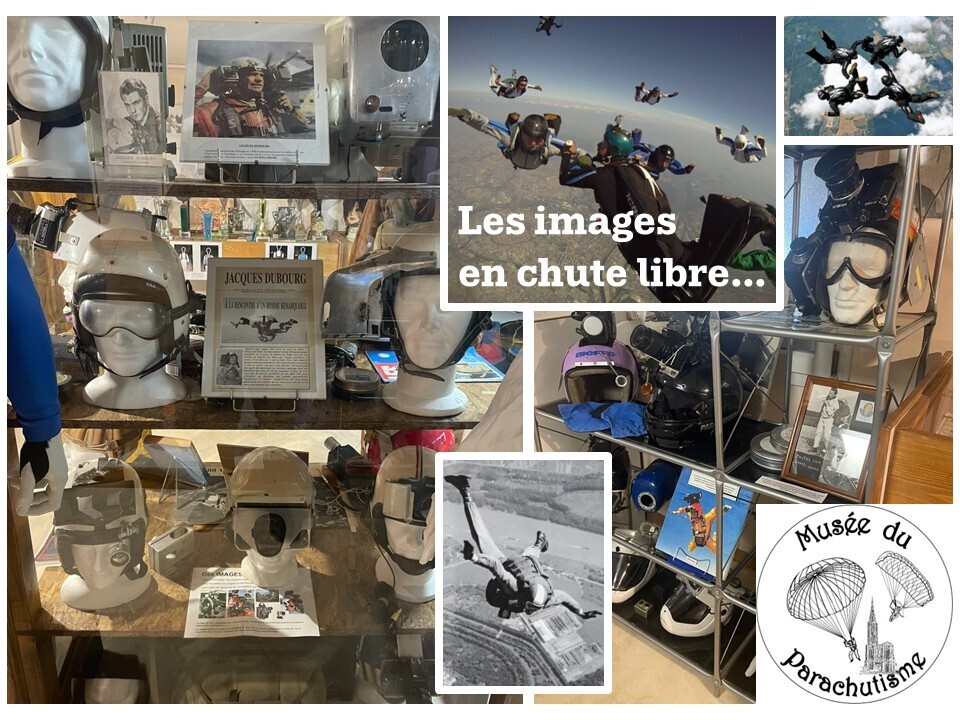 Exposition consacrée au parachutisme et aux images en chute libre