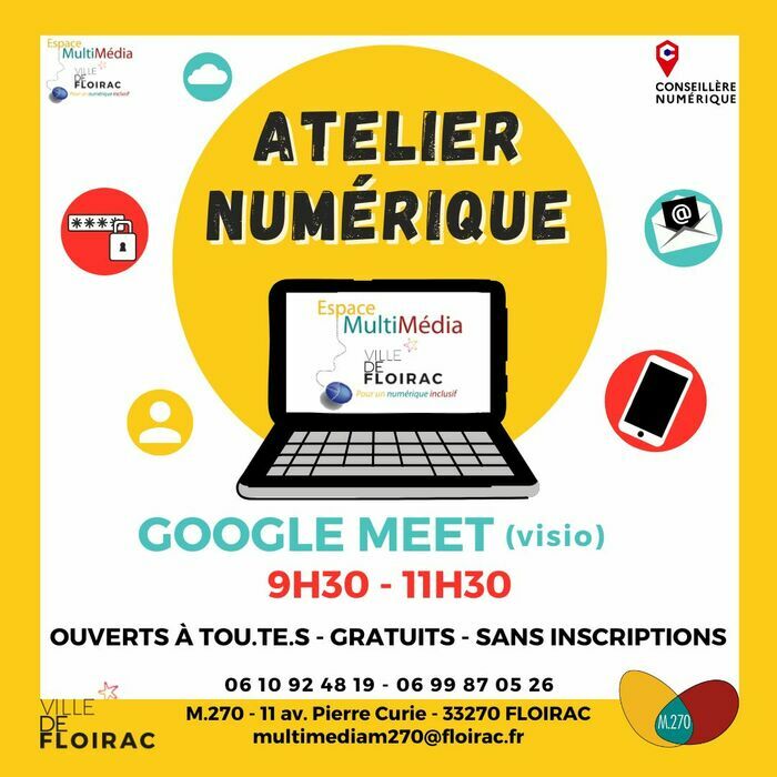 Atelier Numérique - Google Meet (visio)