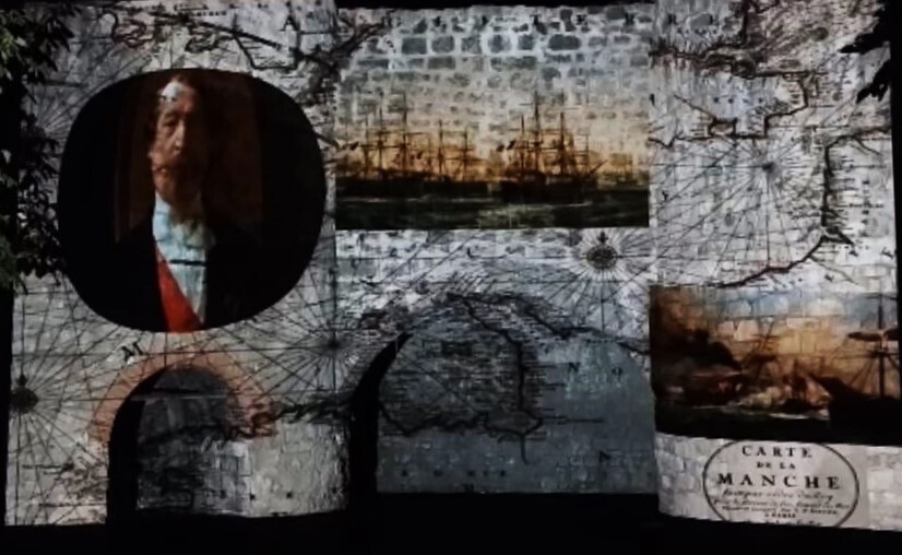 Le four à chaux s'illumine : vidéoprojection monumentale