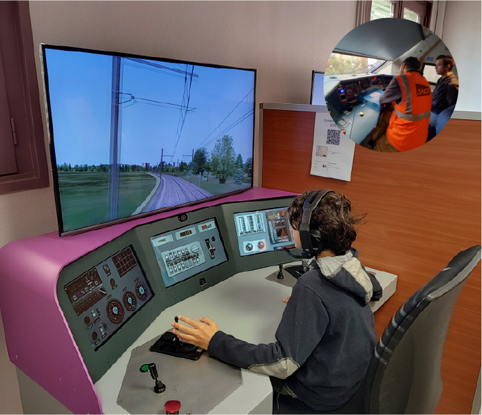Découverte des coulisses du TER : simulateur de conduite et visite d'une rame !