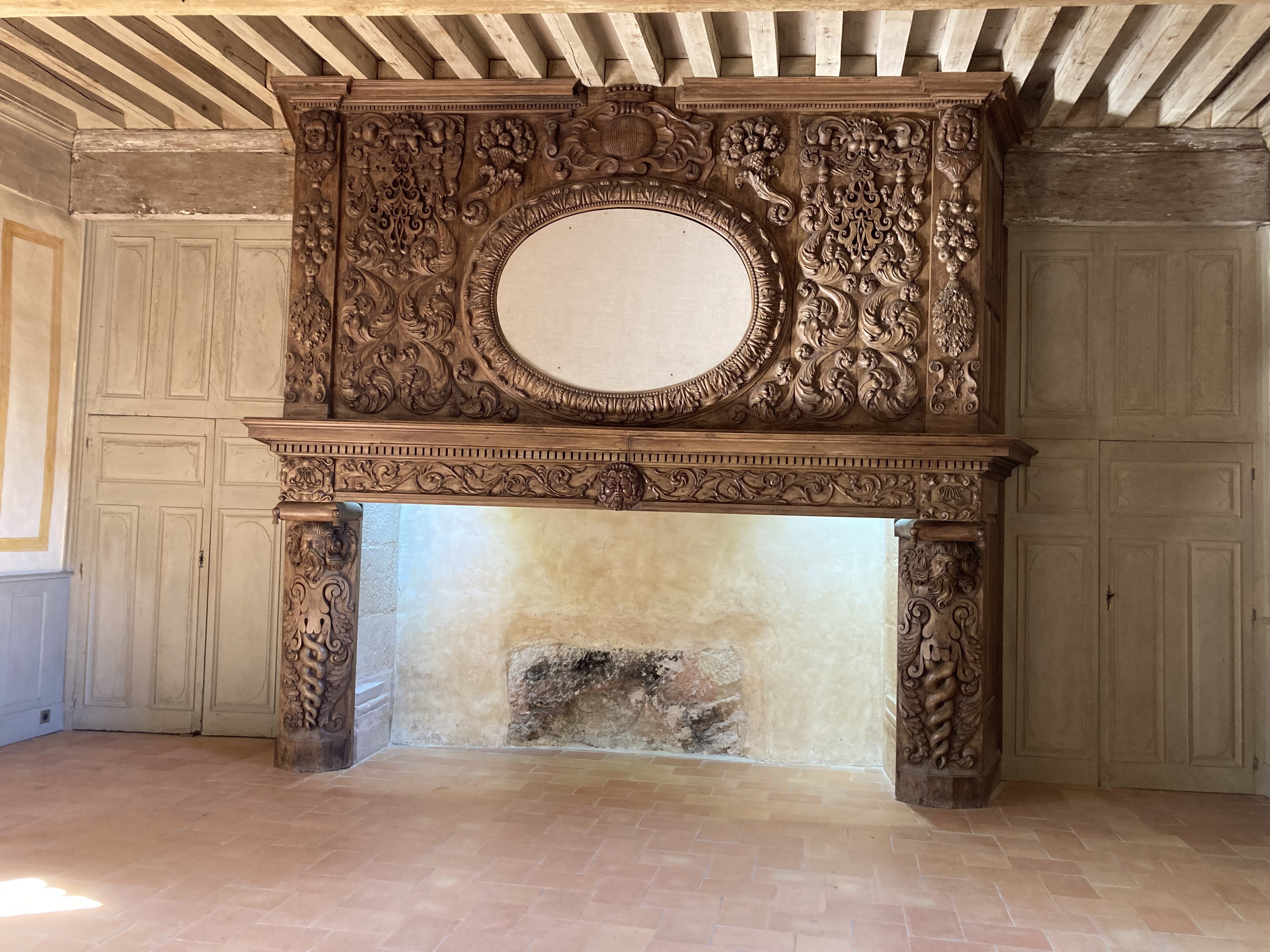 Visite et échanges avec les guides des châteaux