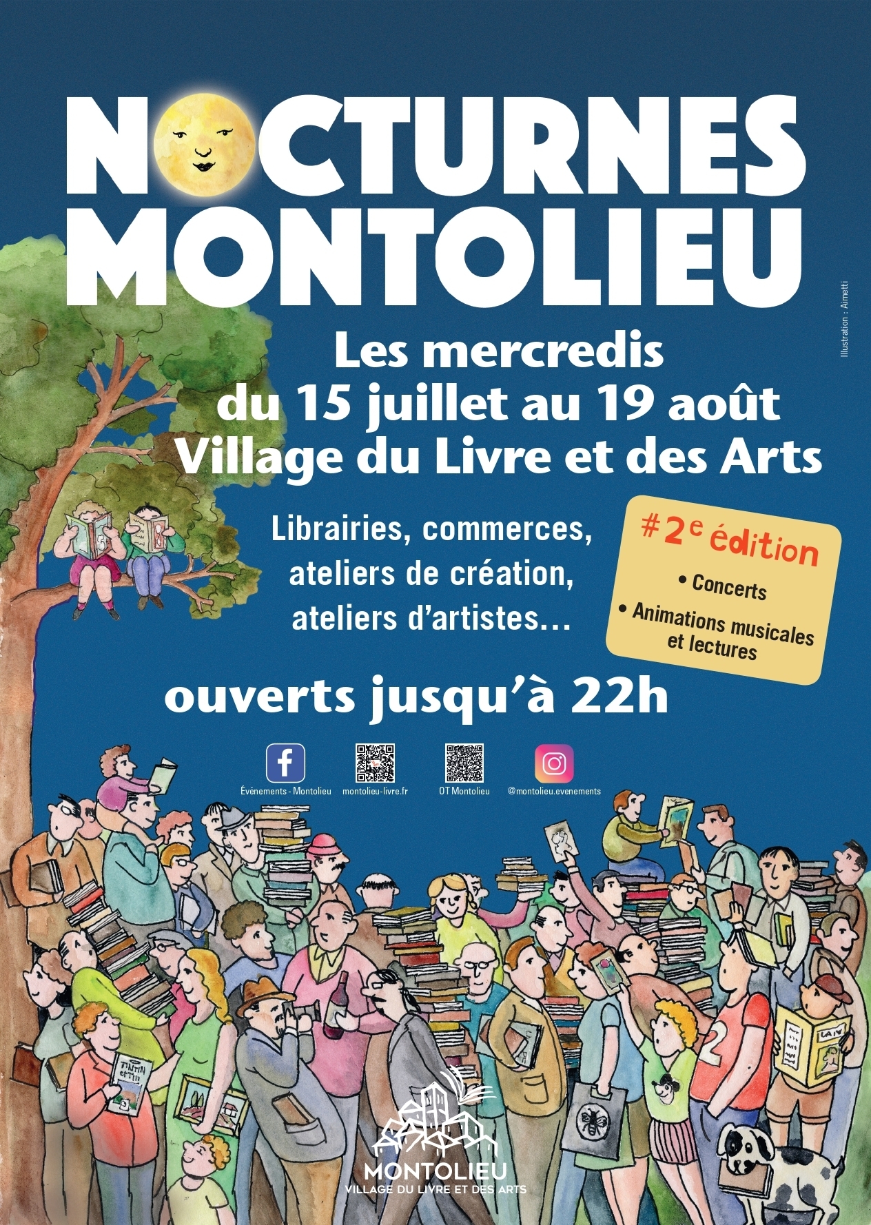 Nocturnes Montolieu Village du Livre et des Arts