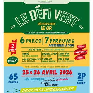 LE DEFI VERT - découvrez le GR et les parcs métropolitains de Bordeaux Métroppole