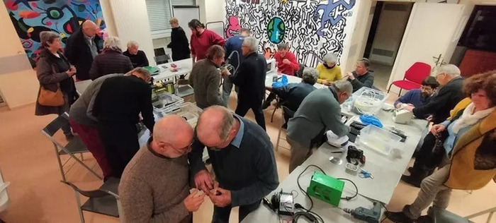 Repair Café de Pibrac Séance de réparation