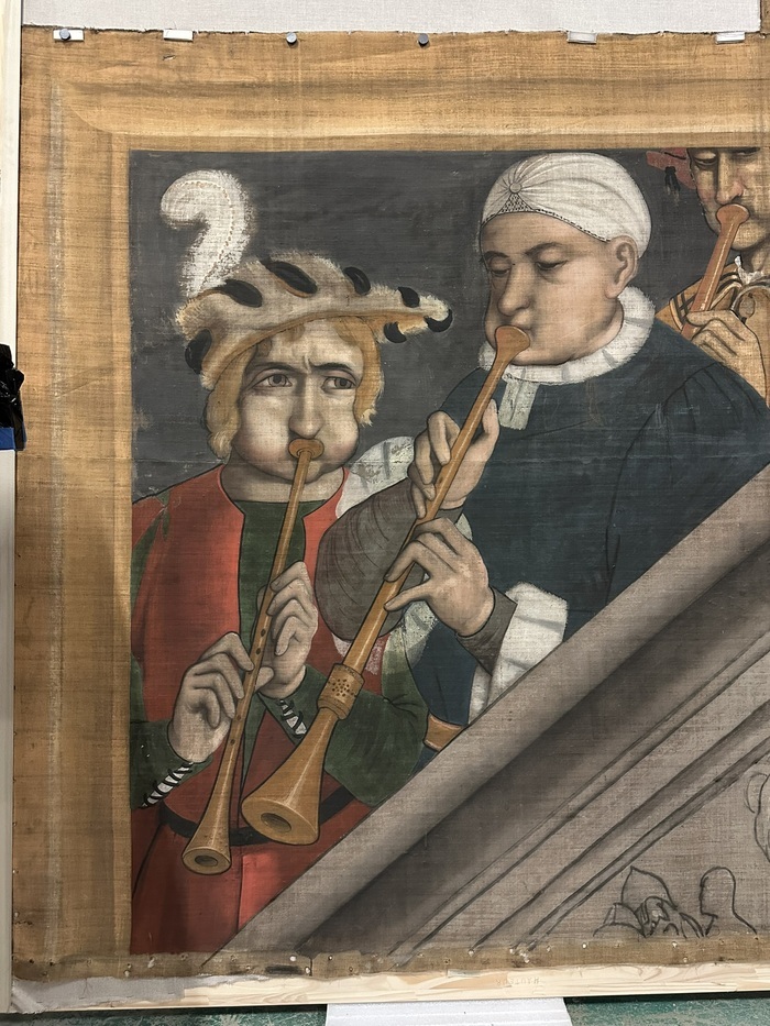 La redécouverte d'un chef-d'œuvre monumental - Les volets du grand orgue de la cathédrale de Perpignan