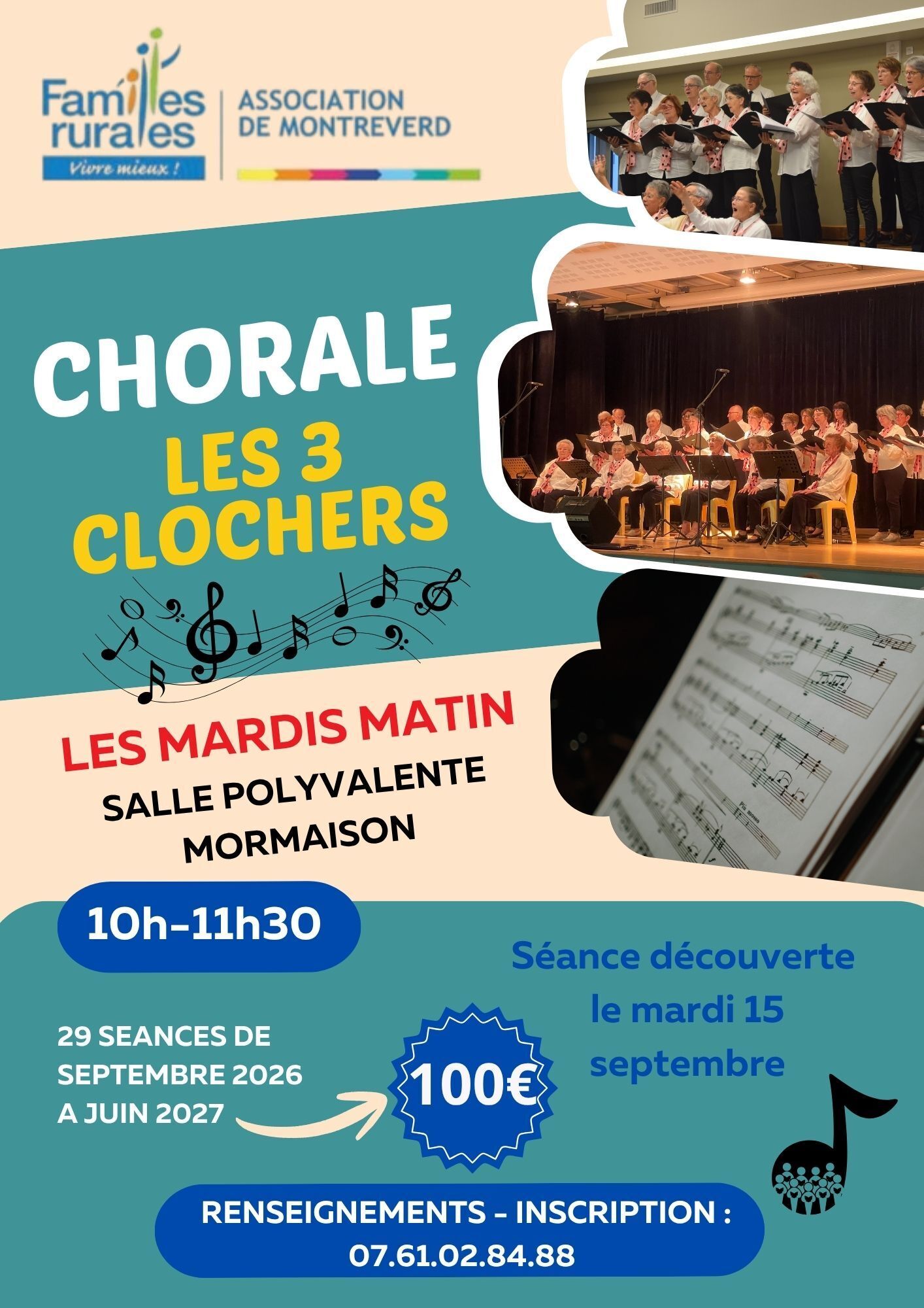 Séance découverte de la chorale
