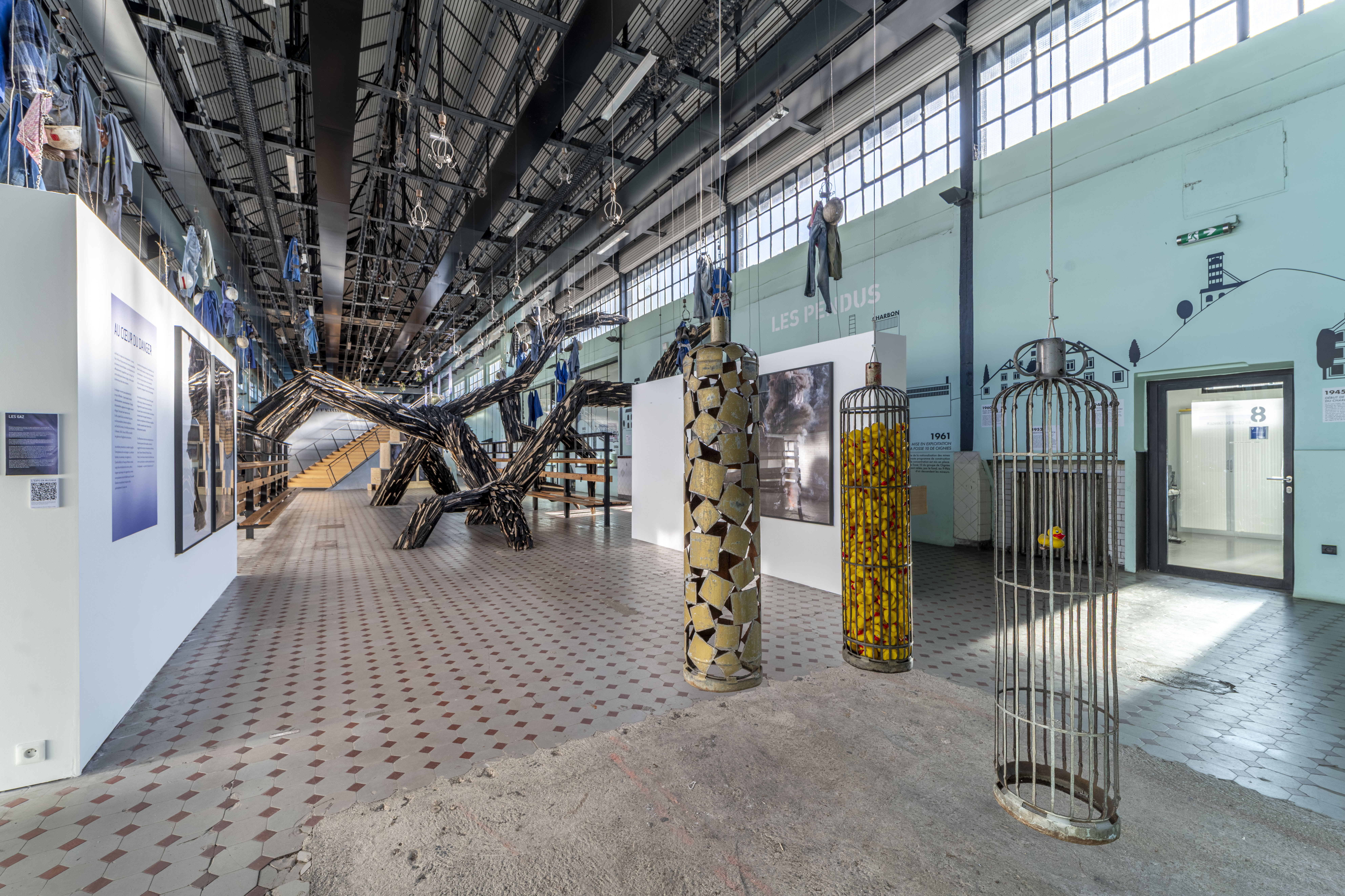 Exposition & installations au 9-9bis, site minier d'Oignies