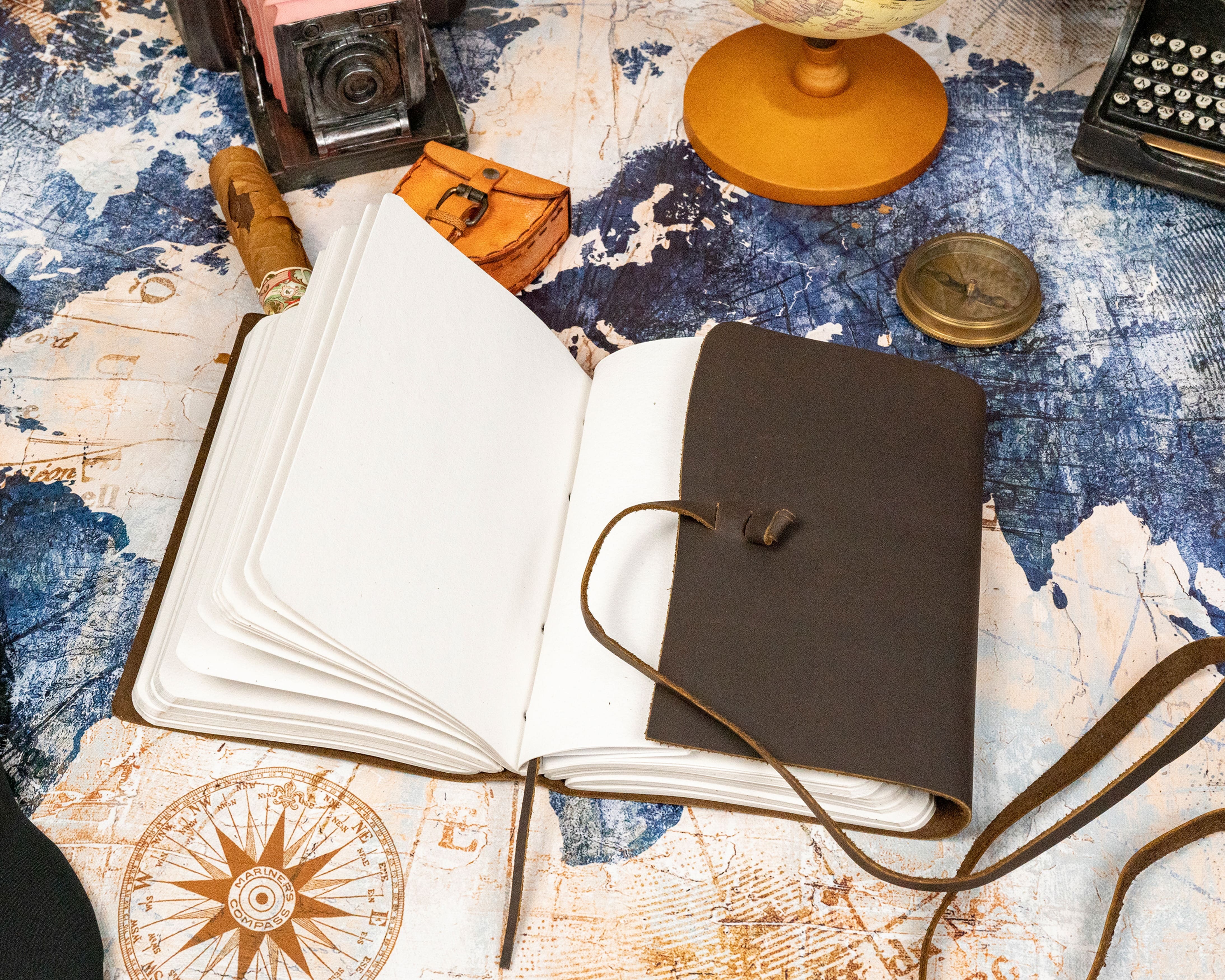 Création carnet de voyage en tissu