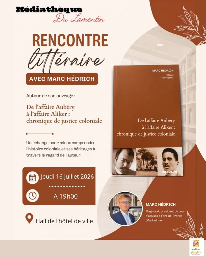 Rencontre littéraire avec Marc Hédrich