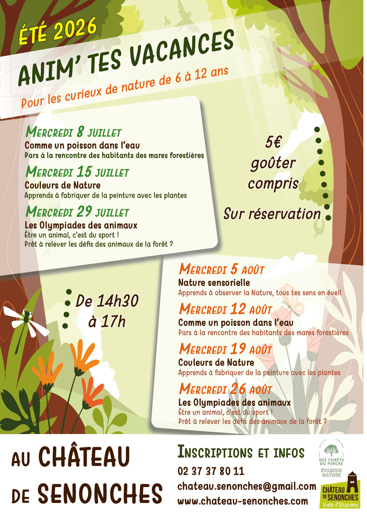 Anim’ tes vacances d’été