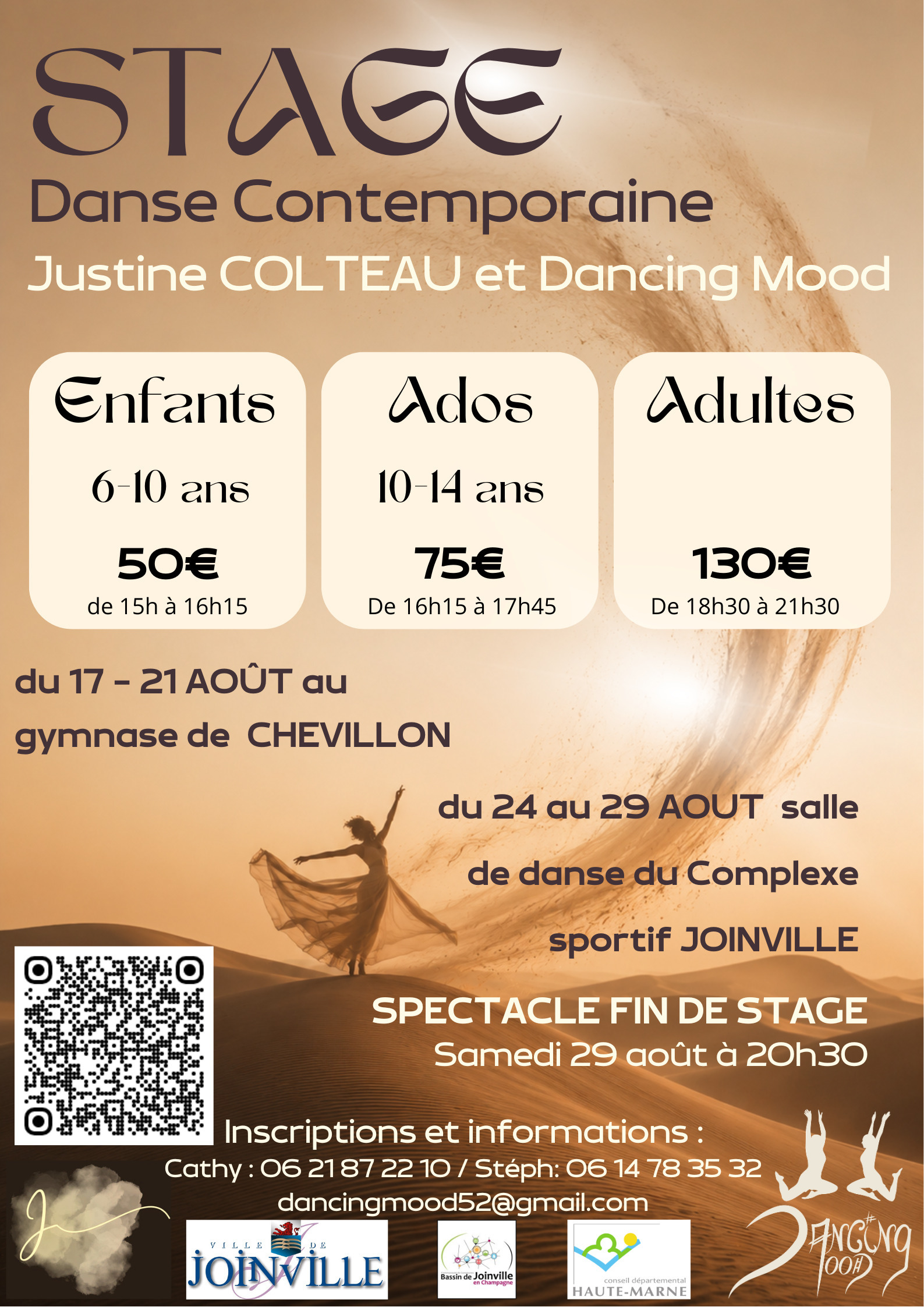 stage d'été de Dancing Mood