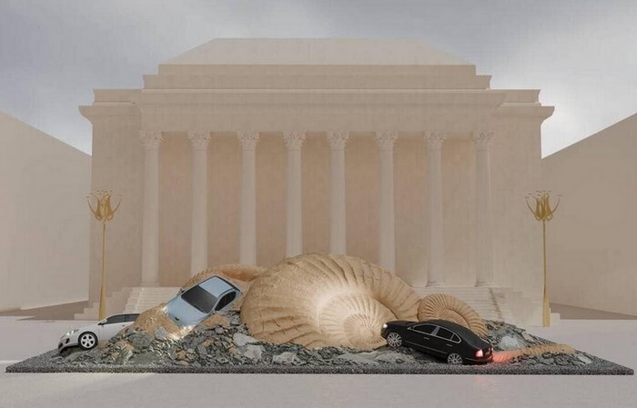 Fossil Opera - Installation de Théo Mercier