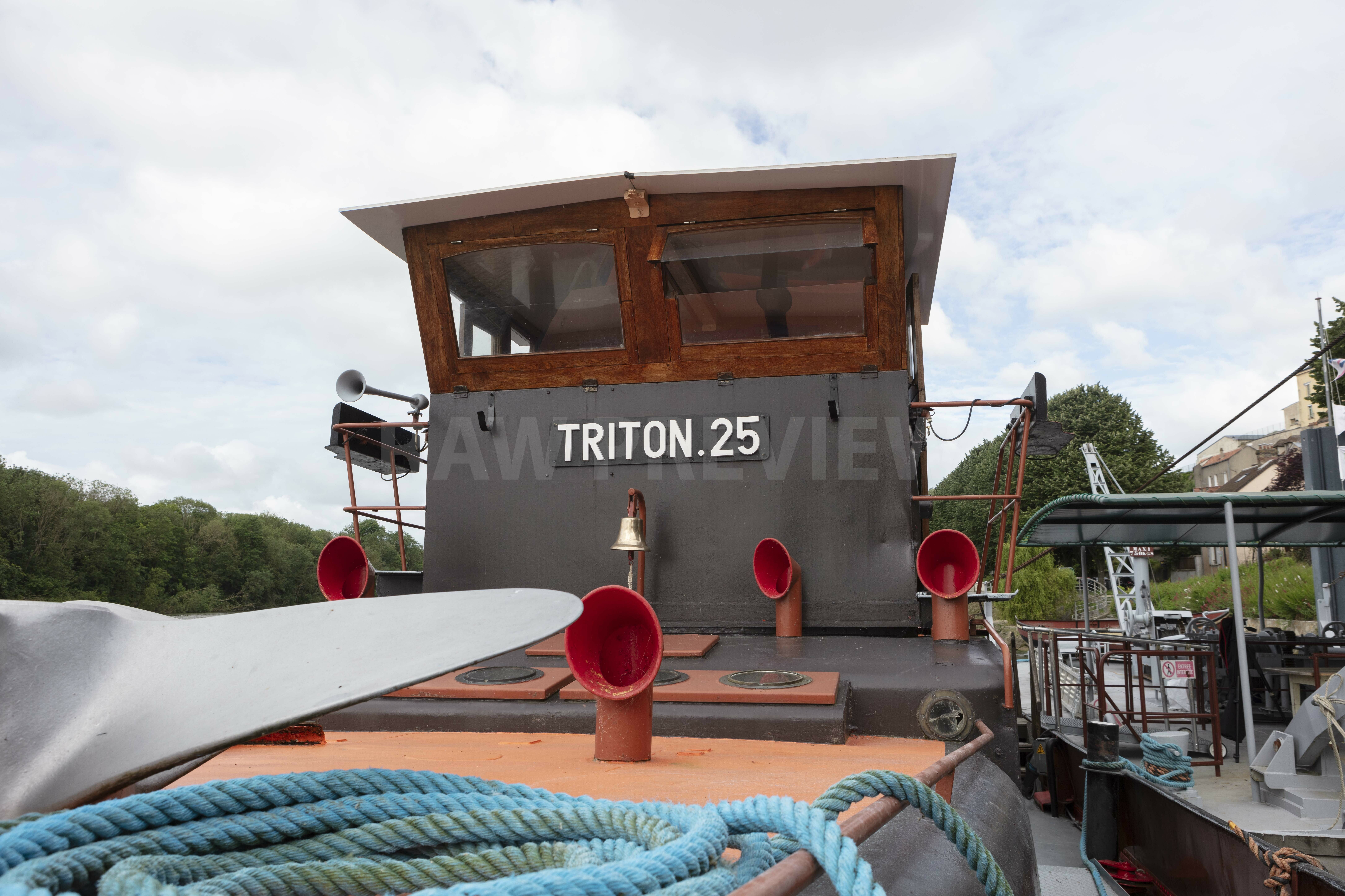 Visite commentée du remorqueur Triton 25