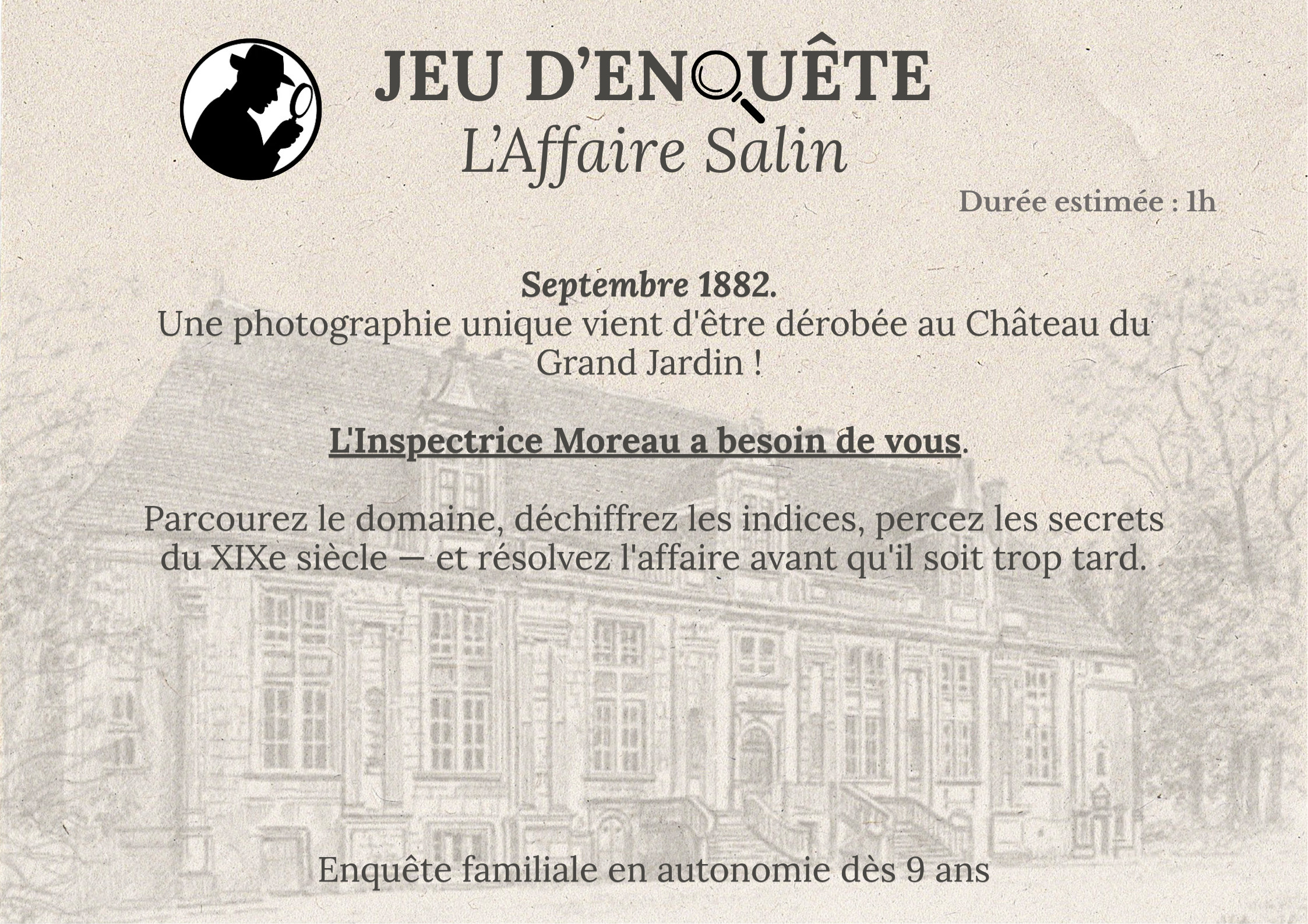 Jeu d'enquête