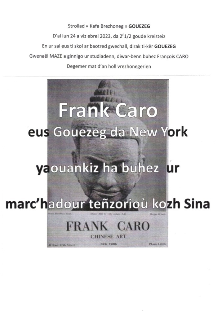 Kafe brezhonek e Gouezeg - Prezegenn gant Gwenael Maze