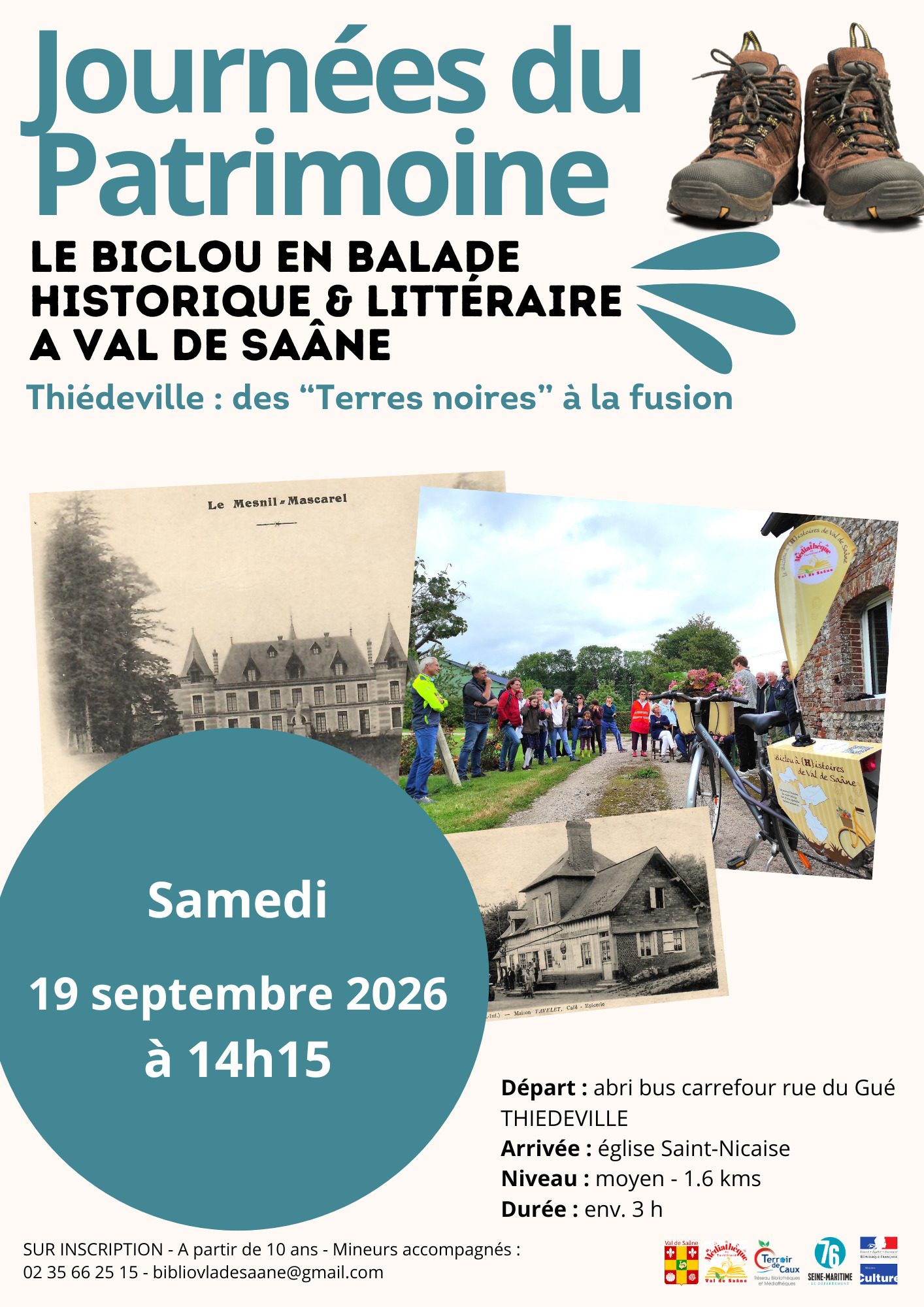 Circuit : balade pédestre à la découverte de Thiédeville et son histoire "des terres noires à la fusion"