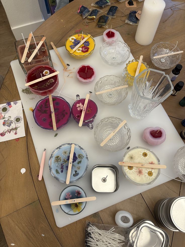 Atelier confection de bougie