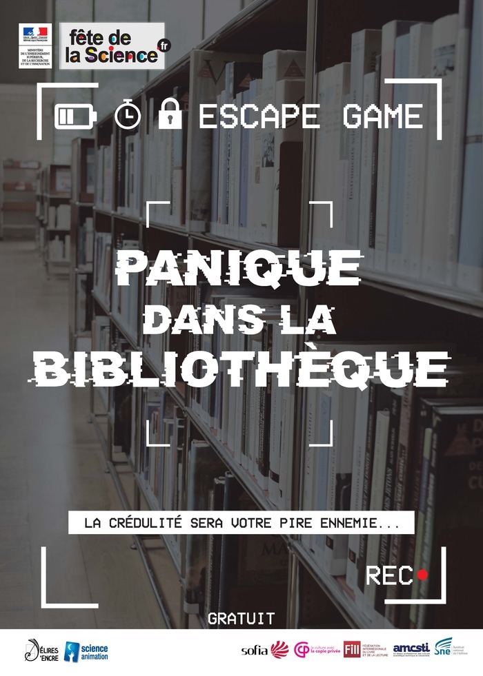Escape game : Panique à la bibliothèque