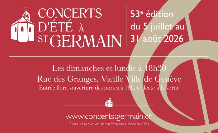 Concerts d'été à St-Germain 2026