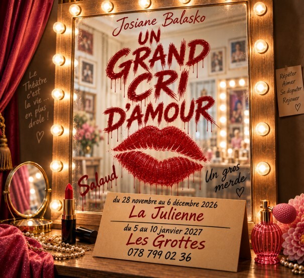 Comédie satirique sur le milieu du théâtre de Boulevard par le THEATRE MARATHON à la Julienne du 28 novembre au 6 décembre 2026. D'une Férocité joyeuse et drôle. Un grand éclat de rire