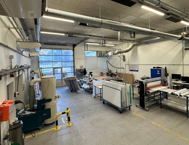 Visite de l'atelier signalétique de la RATP