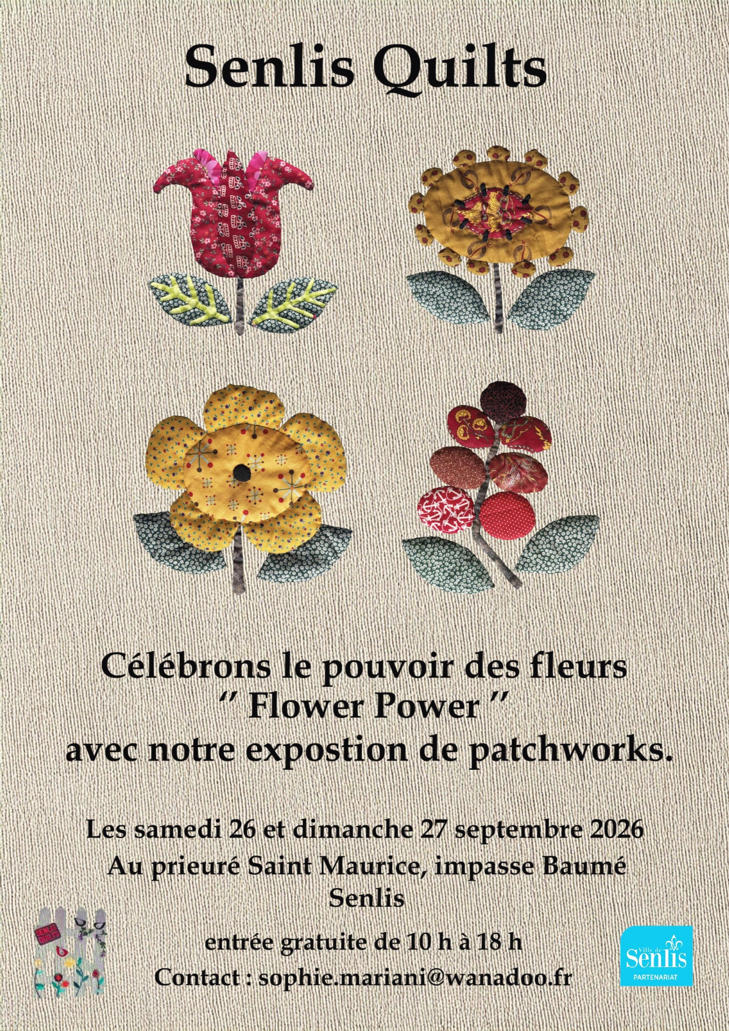 Exposition de Senlis Quilts  'Flower Power'