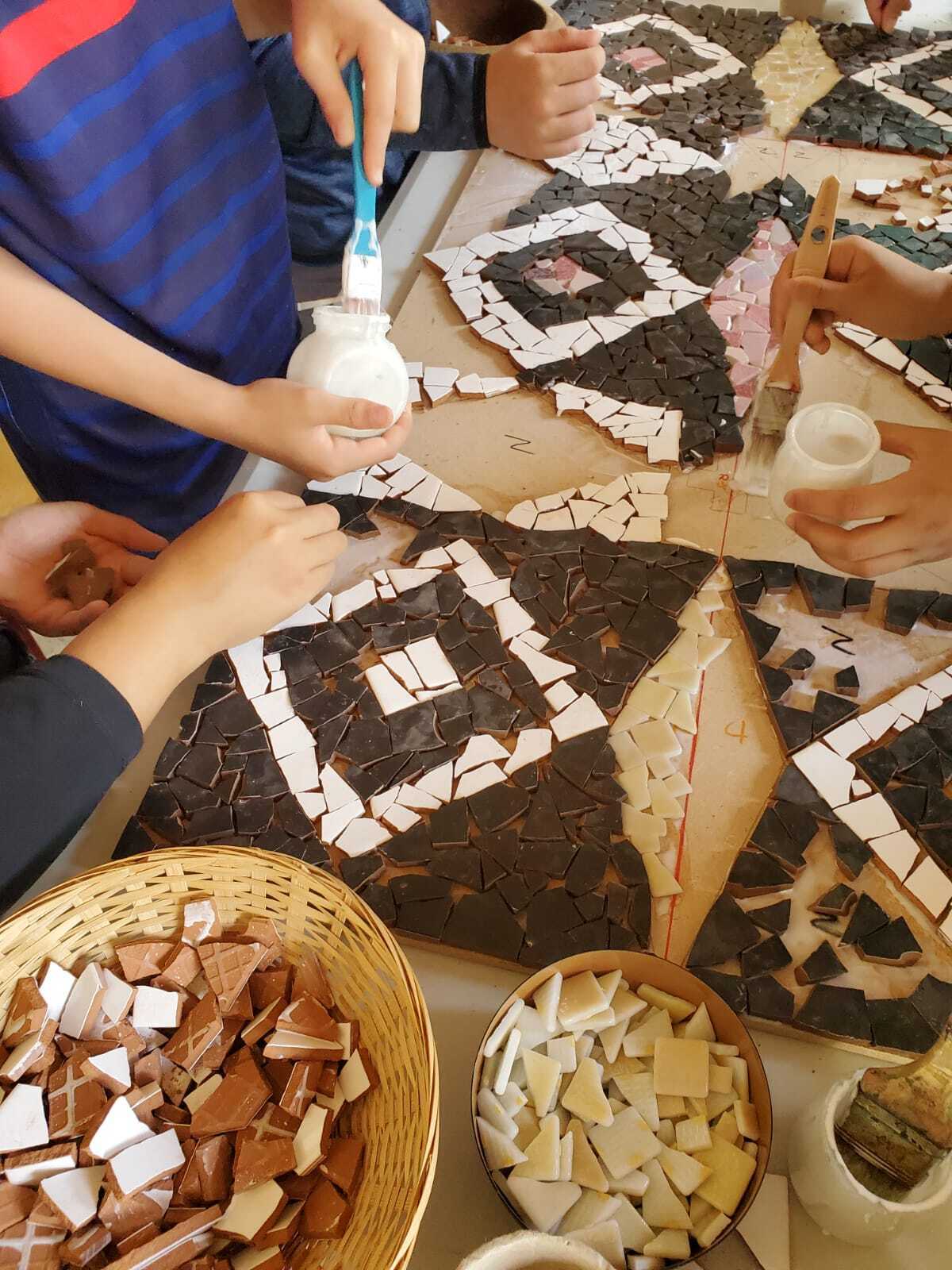 Lattara : initiation à la mosaïque antique
