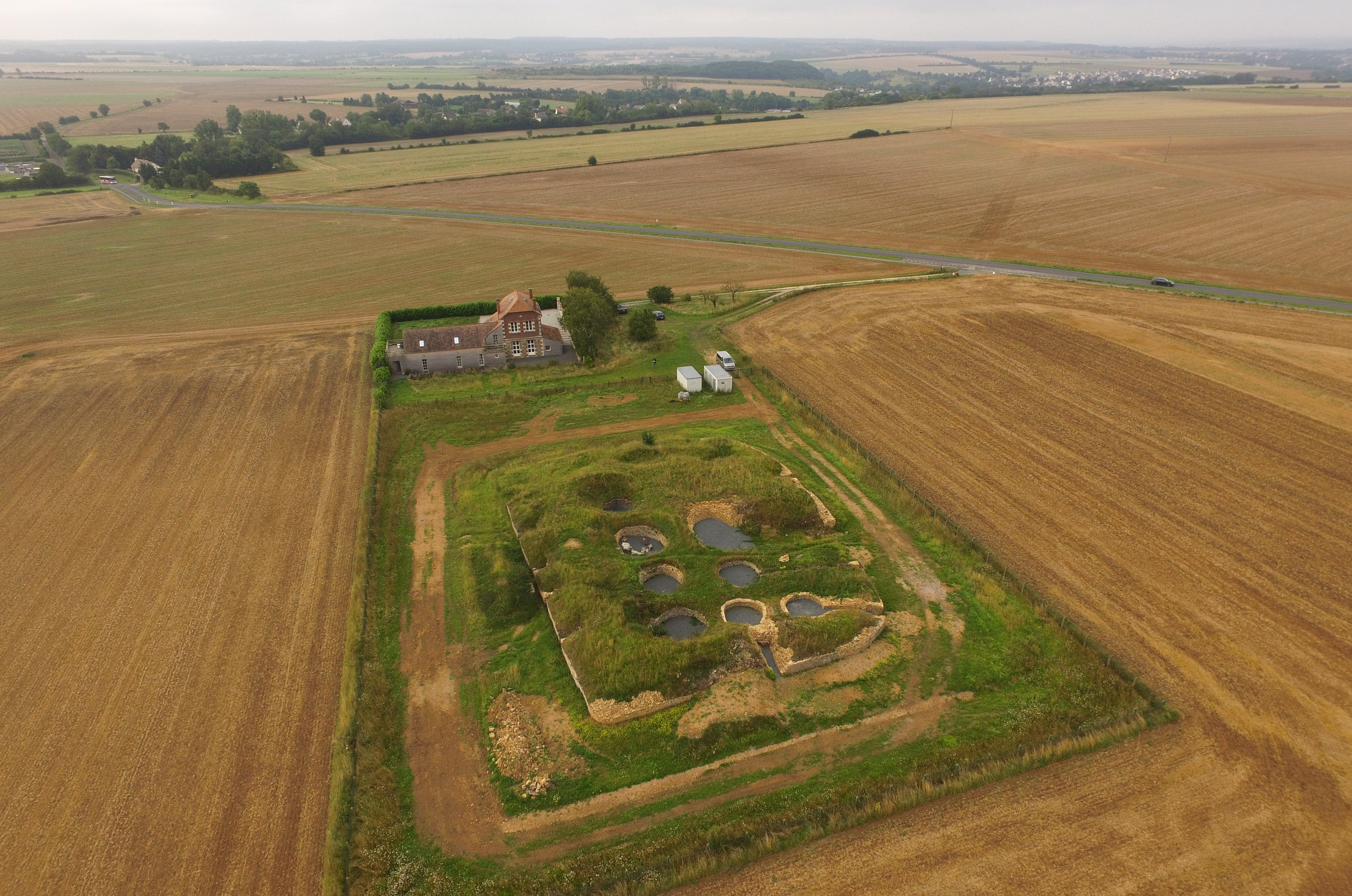 Visite guidée du tumulus