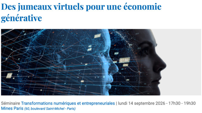 Des jumeaux virtuels pour une économie générative