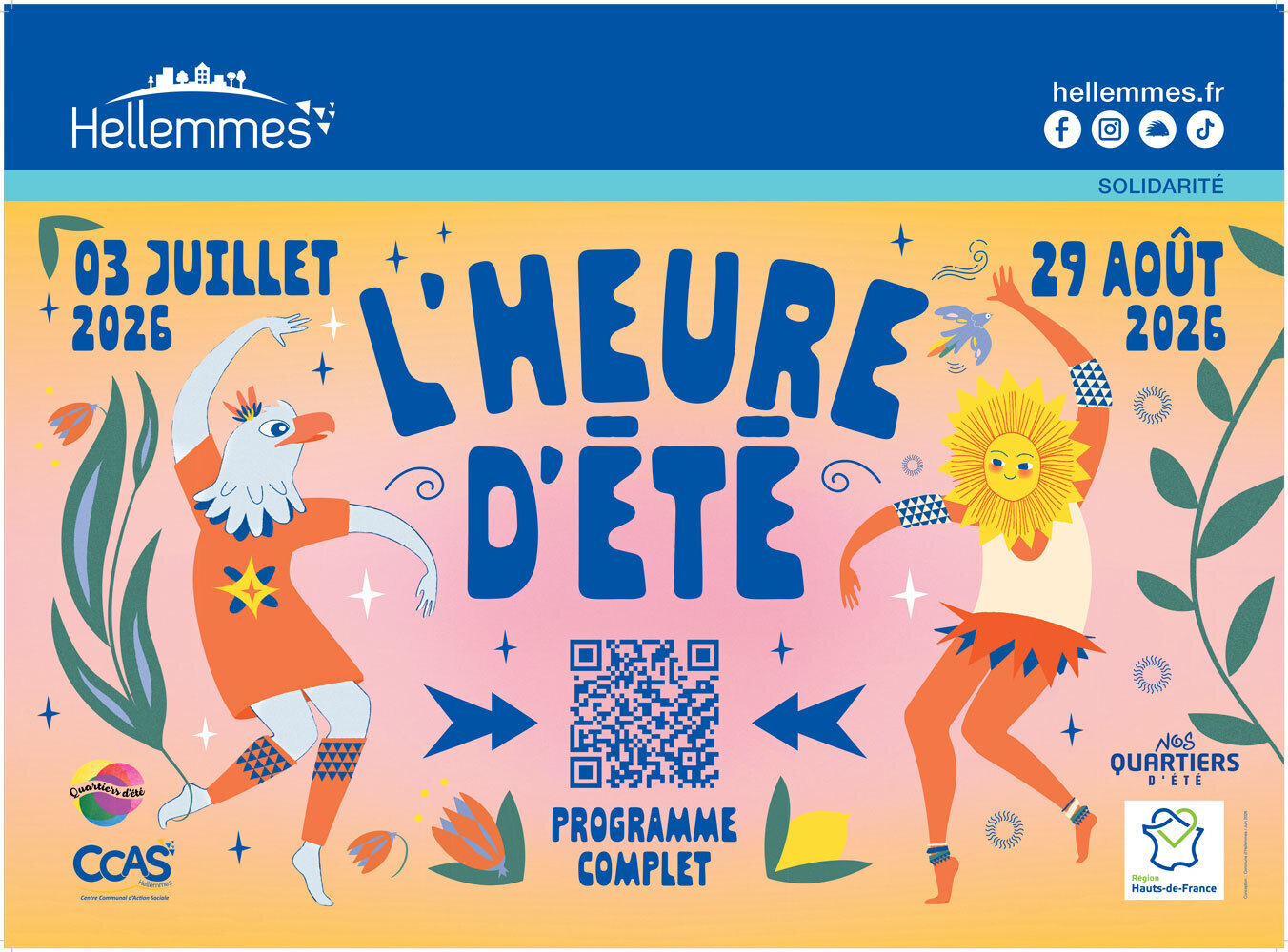 L'heure d'été - Du 3/7 au 29/8