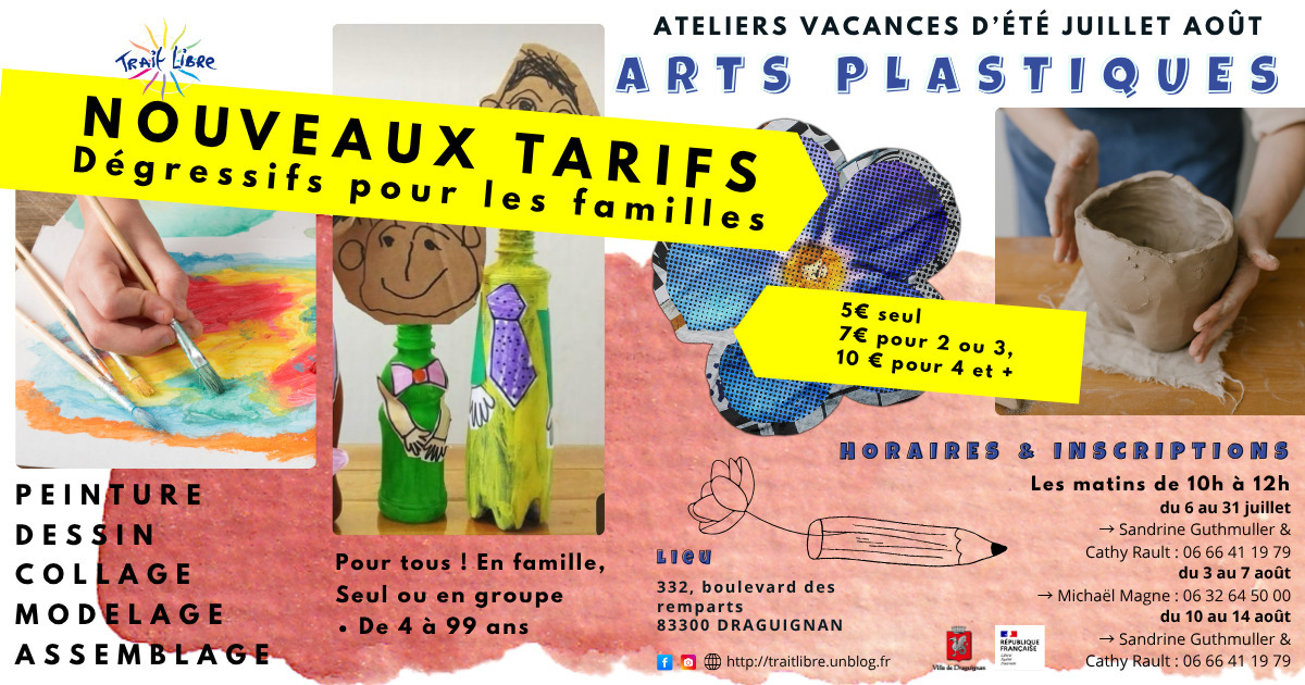 Trait libre - Ateliers vacances
