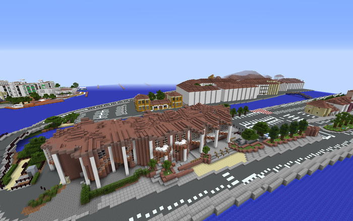 Martigues dans Minecraft Le 20 fév 2025