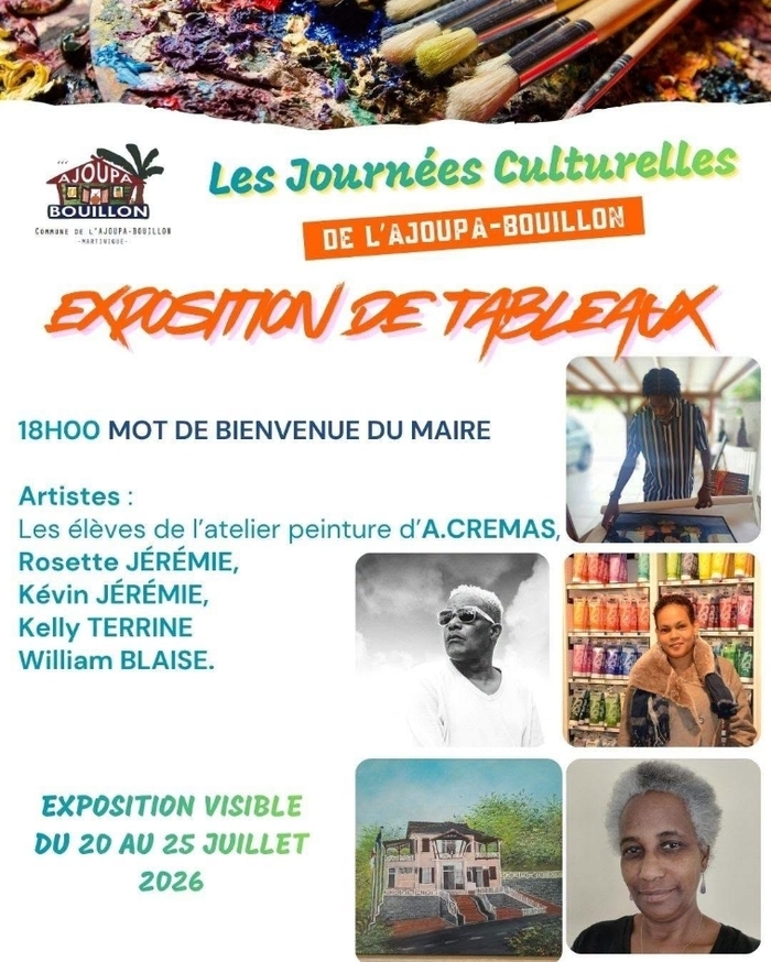 LES JOURNÉES CULTURELLES "Exposition de tableaux"