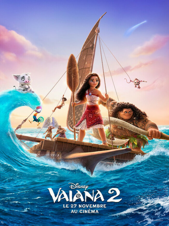 Vaiana 2 Du 2 au 3 janv 2025