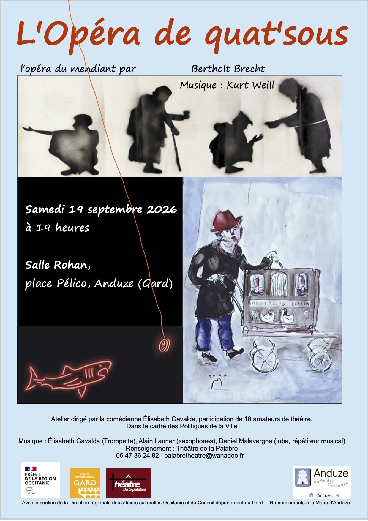 "L’Opéra de quat’sous" Brecht / Kurt Weill
