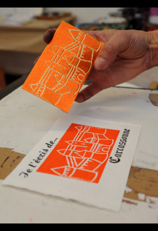 [Spécial scolaires] Initiation à la gravure et à la typographie à Lamourelle !