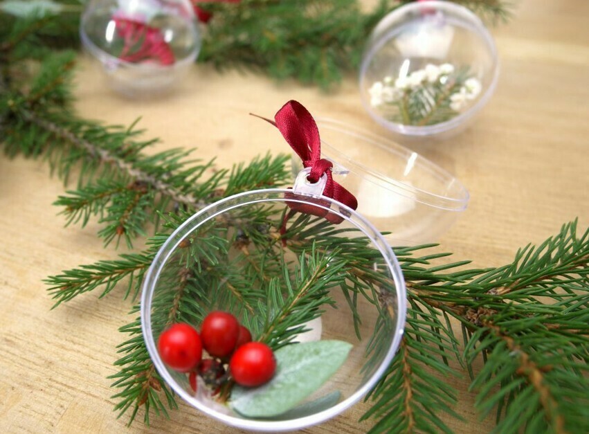 Mercredi créatif "Boule de Noël végétale"