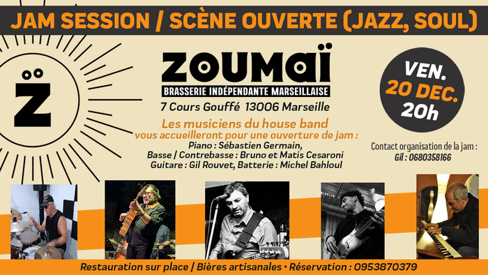 Jam Session Le 20 déc 2024