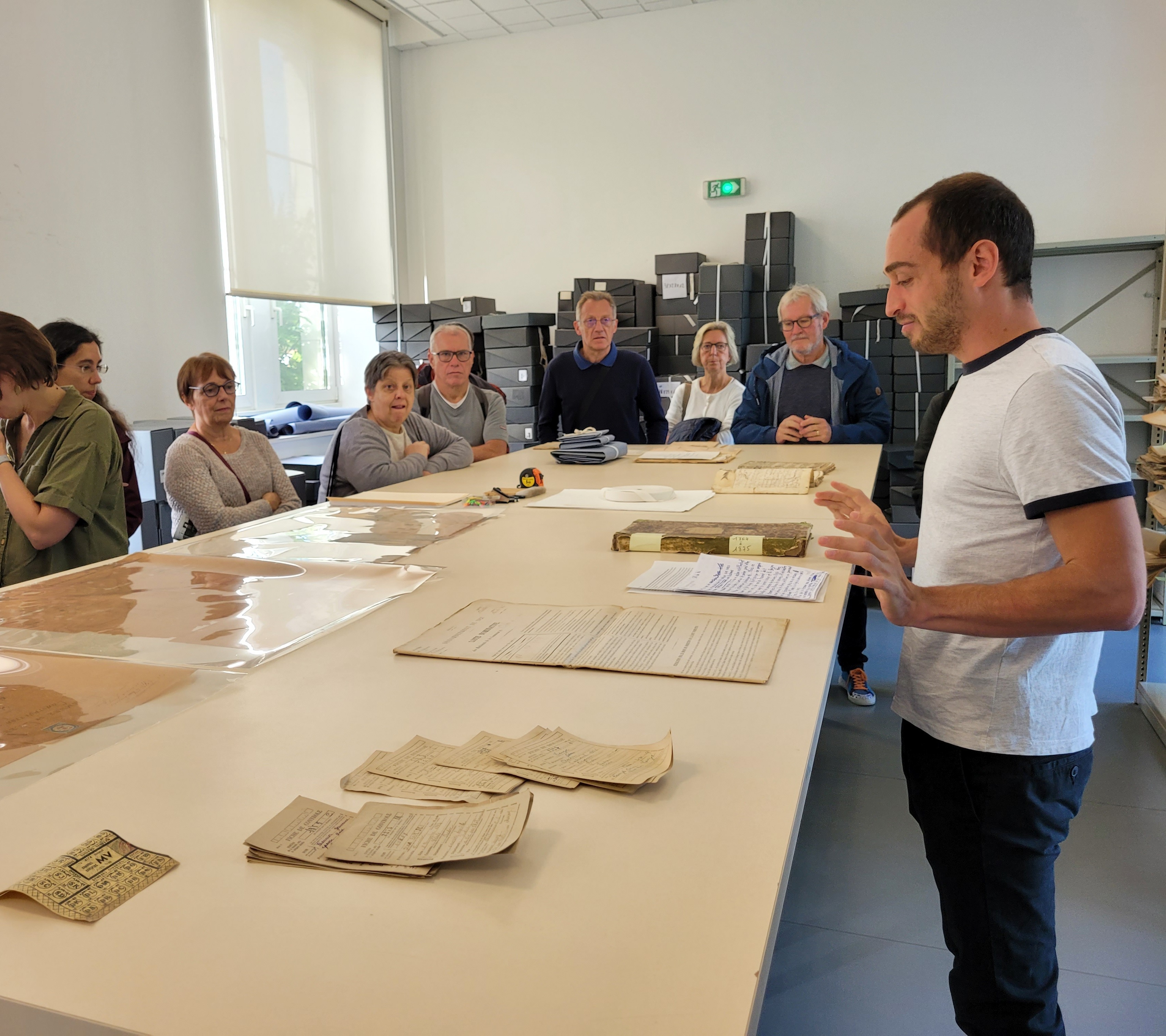 Visite guidée des Archives départementales