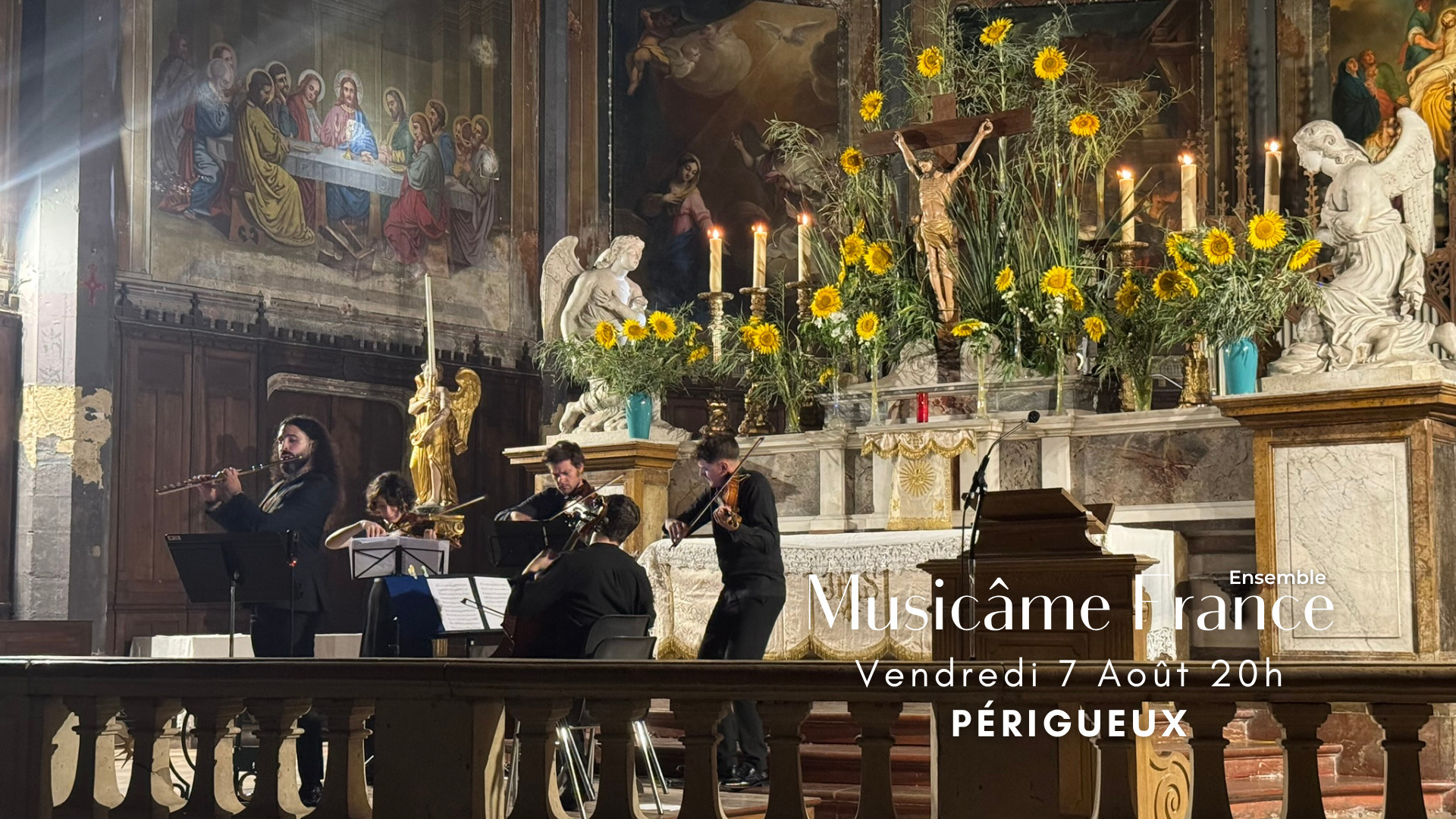 Concert à Périgueux : Ravel, Debussy, Kreisler, Cantemir, Mozart, Bach, Piazzolla, Vivaldi
