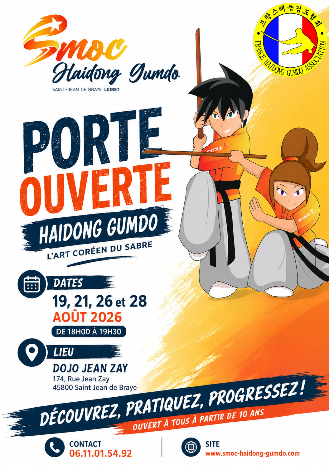 ⚔️ INITIATION AU SABRE CORÉEN - PORTES OUVERTES