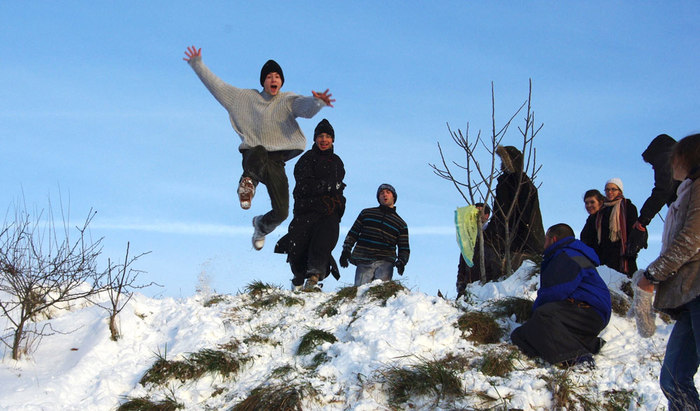 Camp ski dans le Cantal