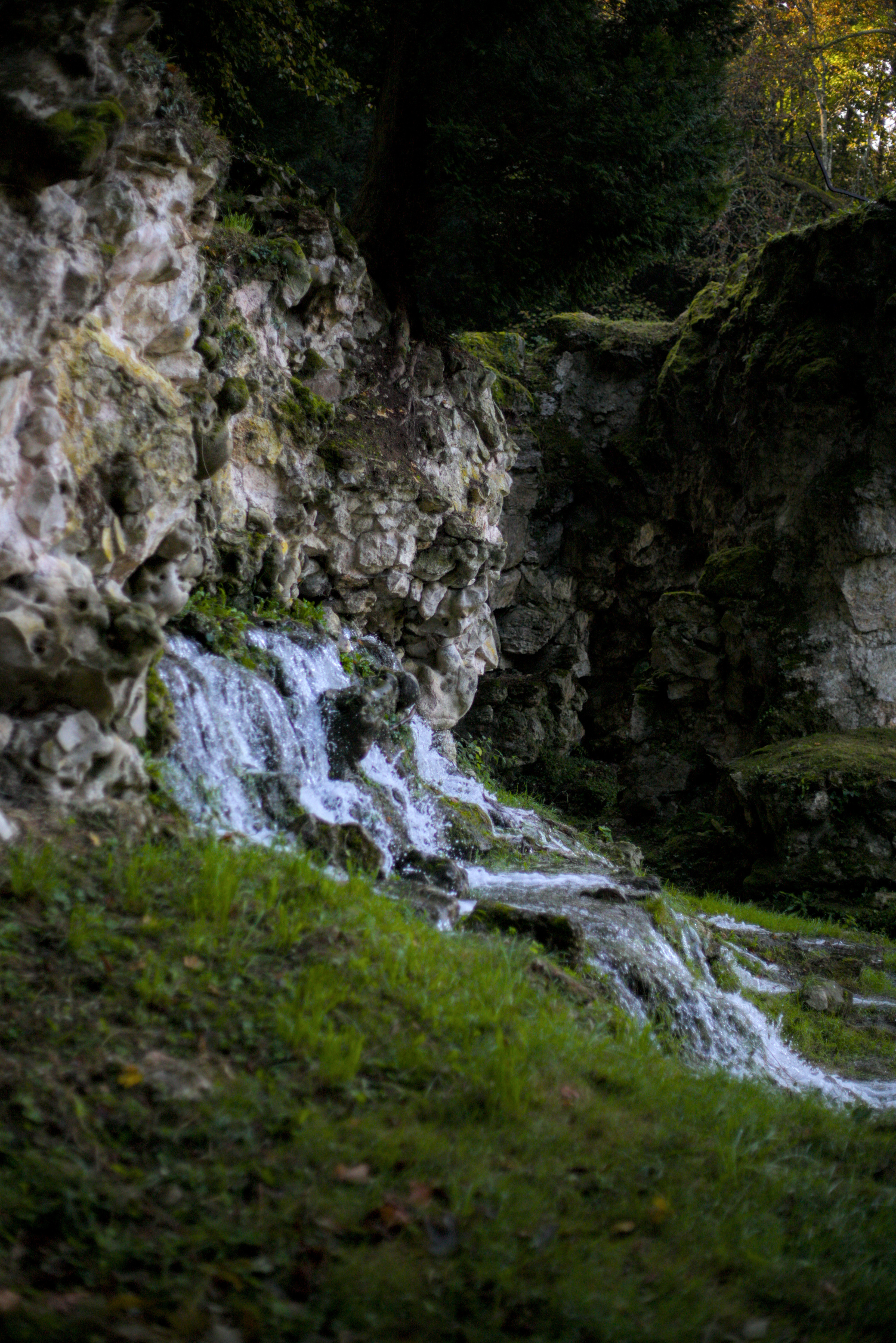 La grande cascade en eau