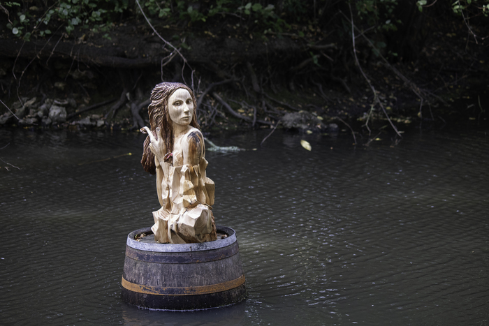 Exposition de sculptures "à fleur d'eau"