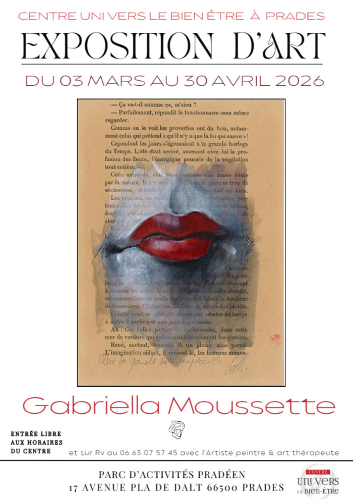 Exposition de Gabriella Moussette