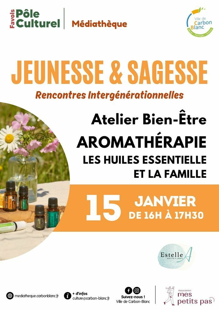 ATELIER PARTAGÉ : JEUNESSE & SAGESSE / JANV. Le 15 janv 2025